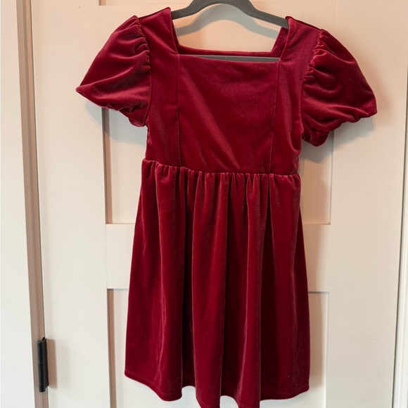 GAP Rich Red Velvet Dress - Picture 1 of 4